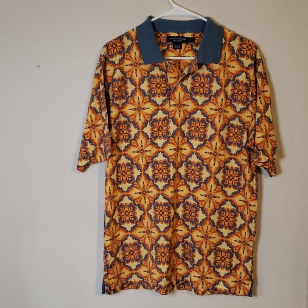 Daniel Cremieux collared polo tee EUC sz M